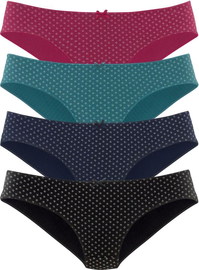 S.Oliver RED LABEL Beachwear Bikinibroekje van elastisch katoen (4 stuks Set van 4) - Foto 4