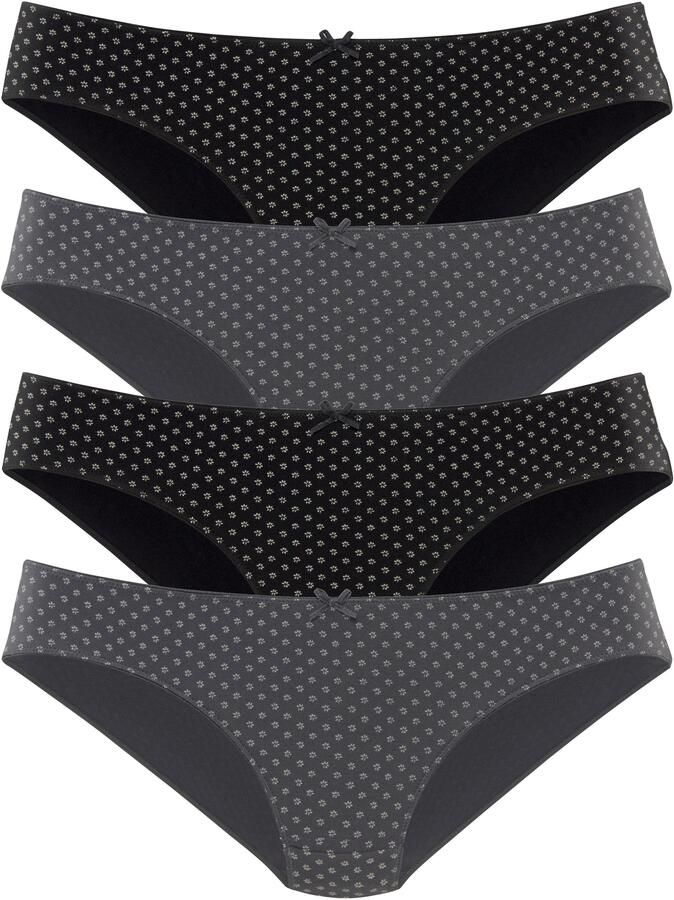 S.Oliver RED LABEL Beachwear Bikinibroekje van elastisch katoen (4 stuks Set van 4) - Foto 4