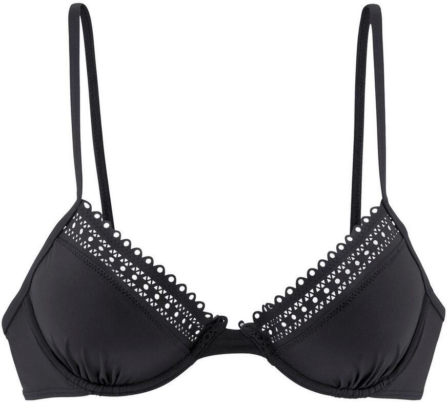 S.Oliver RED LABEL Beachwear Bikinitop met beugels Aiko met gehaakte look