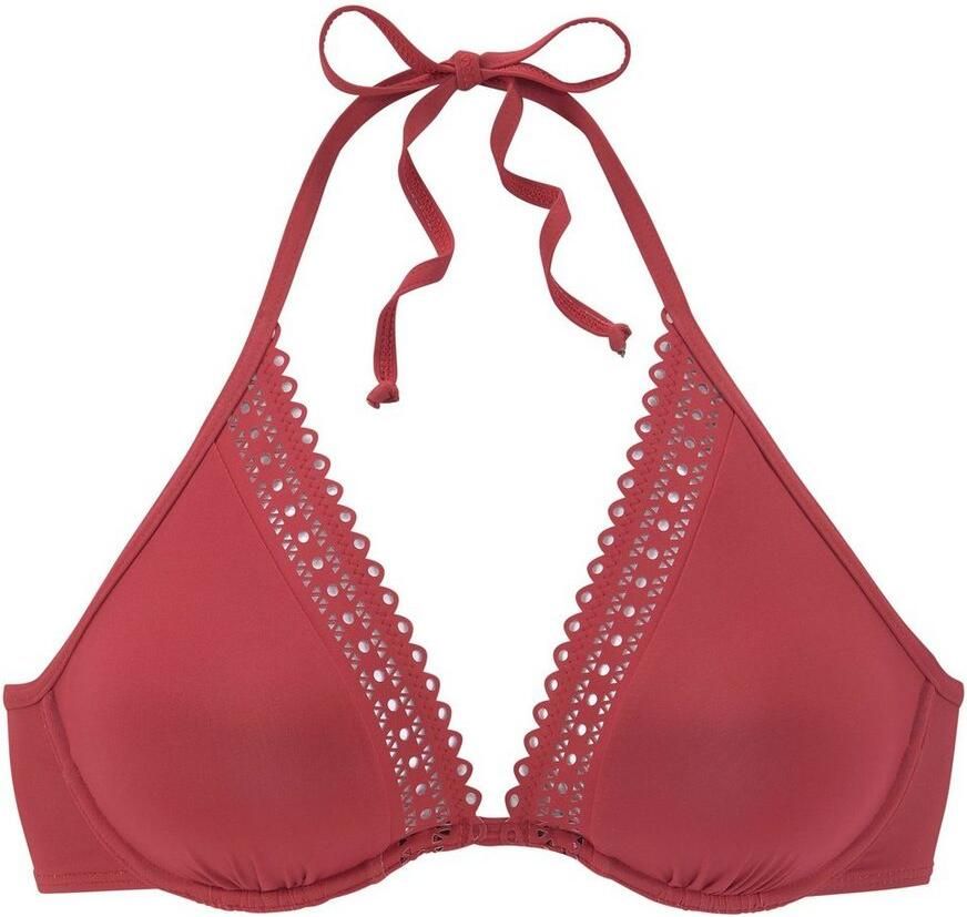 S.Oliver RED LABEL Beachwear Bikinitop met beugels Aiko met gehaakte look