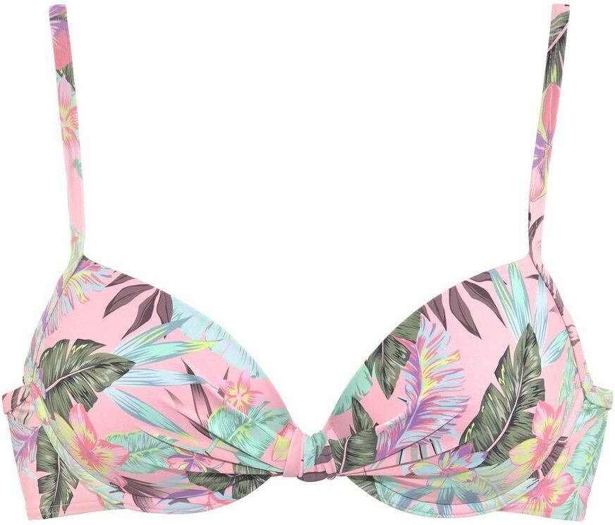 S.Oliver RED LABEL Beachwear Bikinitop met beugels AZALEA in tropische print - Foto 2