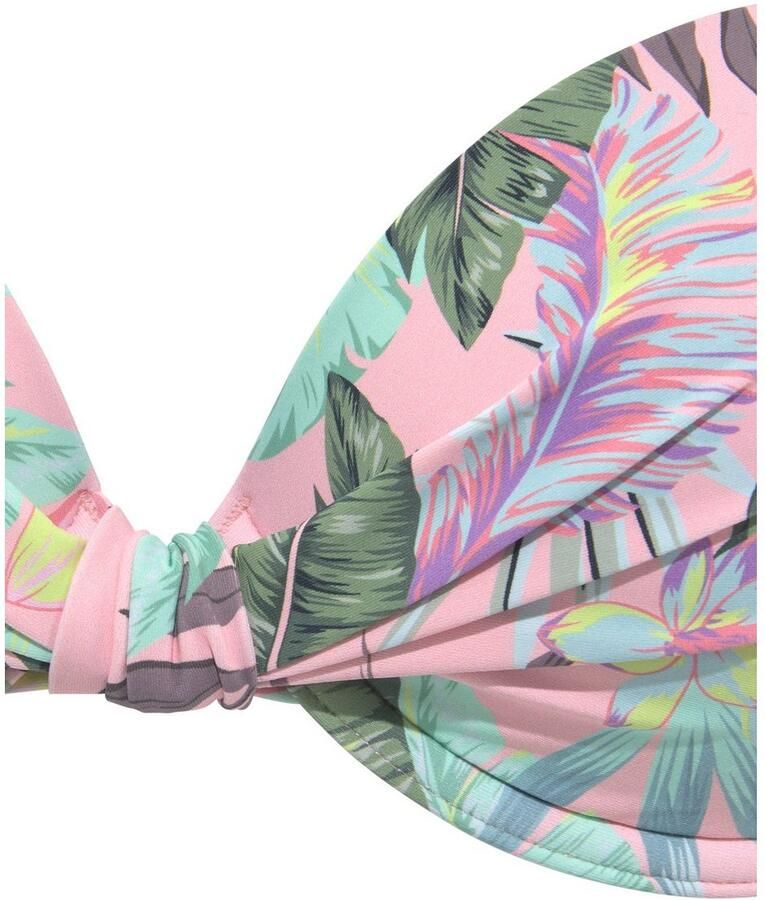 S.Oliver RED LABEL Beachwear Bikinitop met beugels AZALEA in tropische print