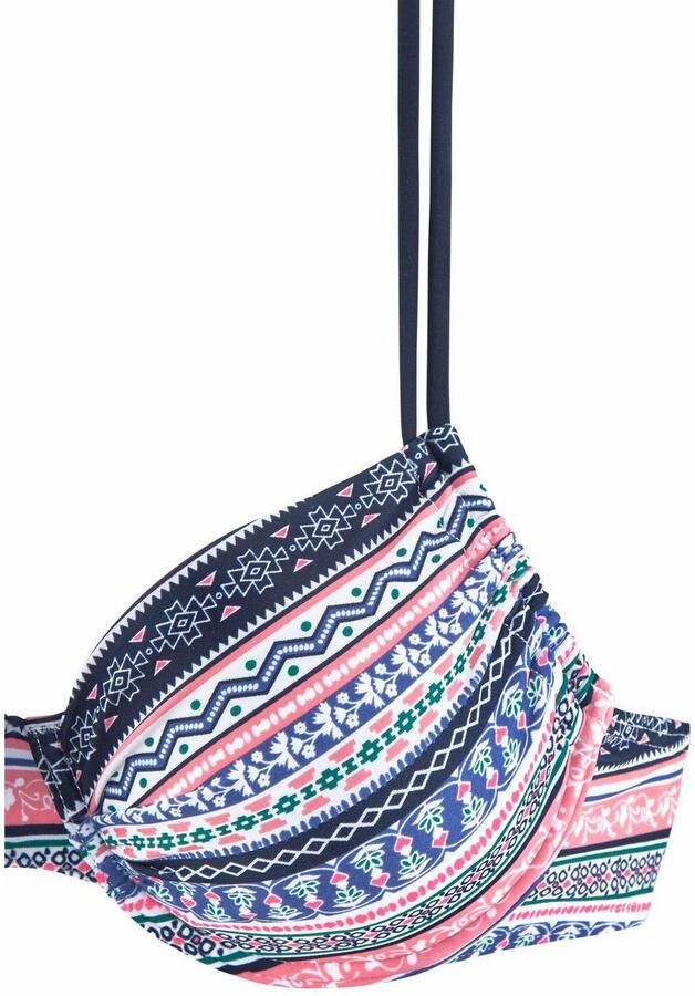 S.Oliver RED LABEL Beachwear Bikinitop met beugels Barcelona met moderne etnoprint - Foto 3