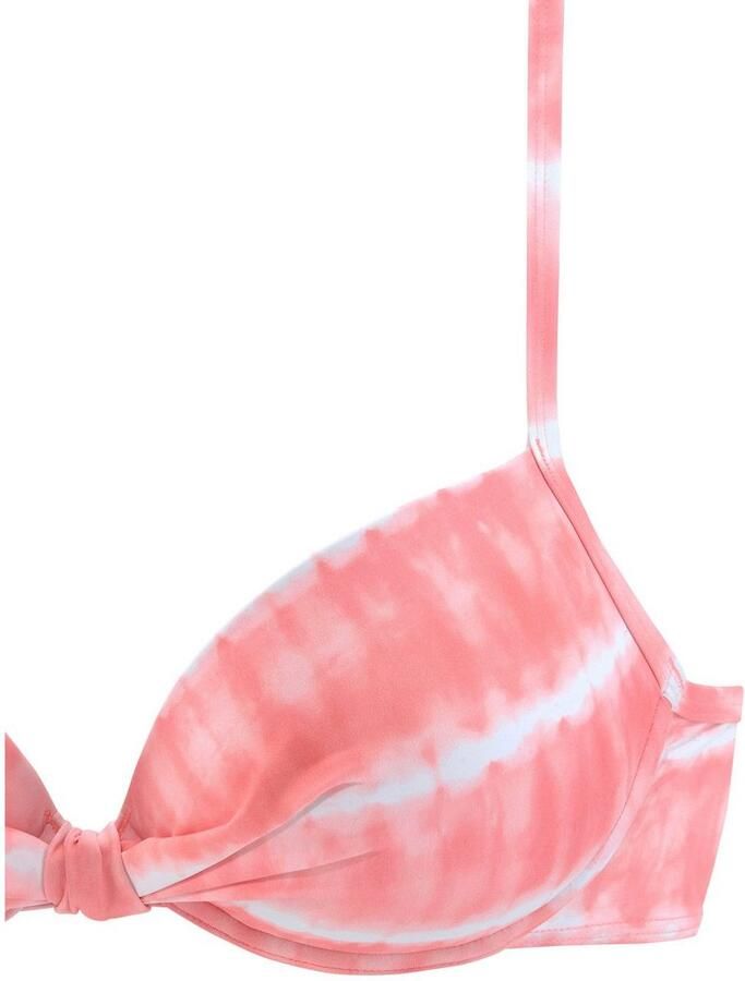 S.Oliver RED LABEL Beachwear Bikinitop met beugels Enja met gewatteerde cups en batikprint - Foto 2