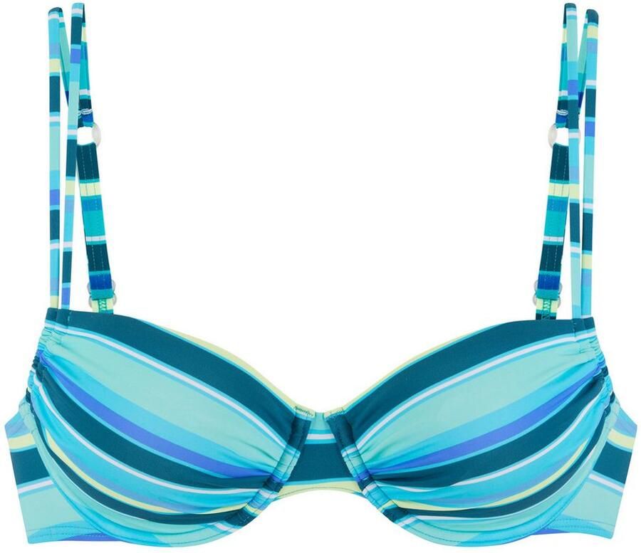 S.Oliver RED LABEL Beachwear Bikinitop met beugels Fun in een trendy streepdessin - Foto 4