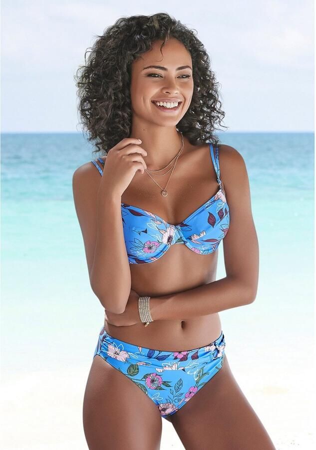 S.Oliver RED LABEL Beachwear Bikinitop met beugels Maya met dubbele bandjes en gebloemd design - Foto 4