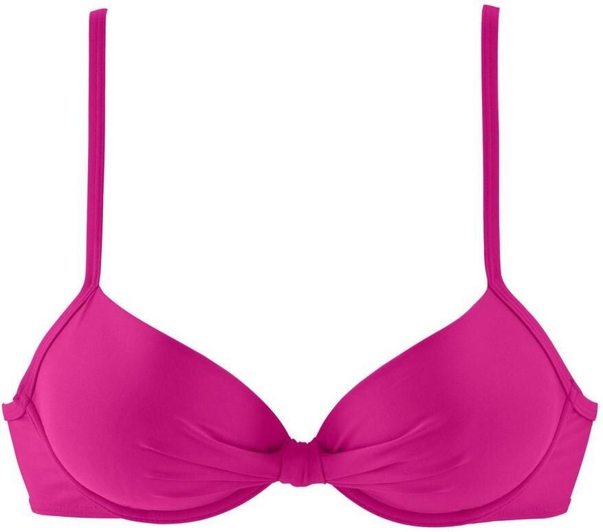 S.Oliver RED LABEL Beachwear Bikinitop met beugels Spain met aangerimpeld midden