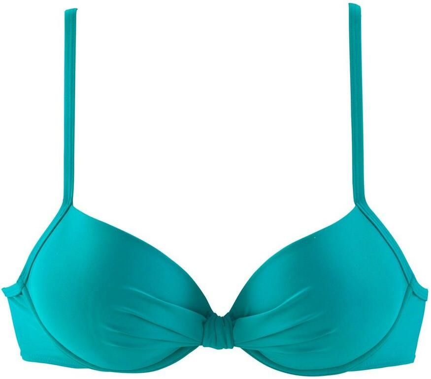 S.Oliver RED LABEL Beachwear Bikinitop met beugels Spain met aangerimpeld midden