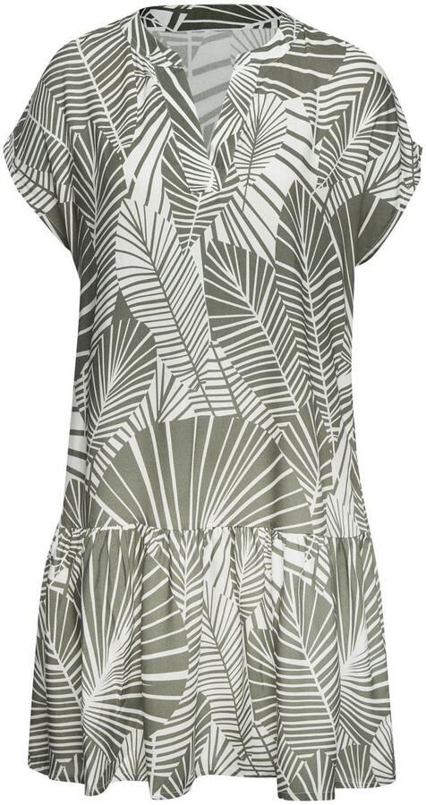 S.Oliver RED LABEL Beachwear Blousejurk met bladdessin - Foto 5