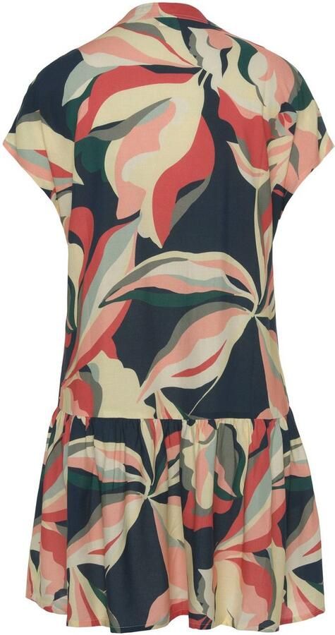 S.Oliver RED LABEL Beachwear Blousejurk met volant aan de rok korte zomerjurk strandjurk - Foto 5