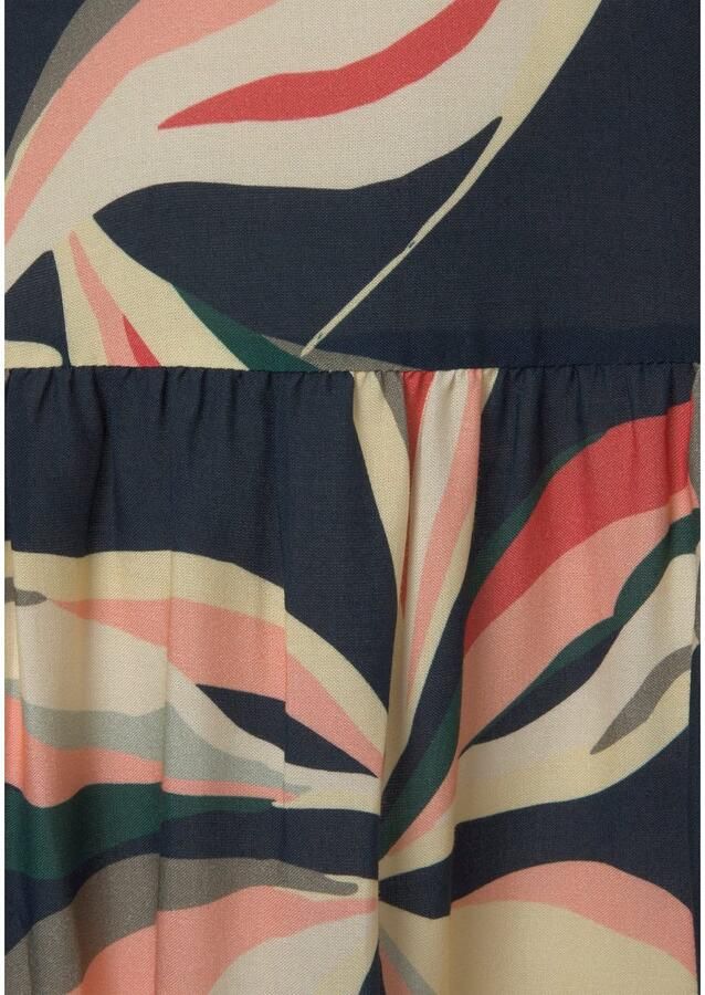 S.Oliver RED LABEL Beachwear Blousejurk met volant aan de rok korte zomerjurk strandjurk - Foto 3