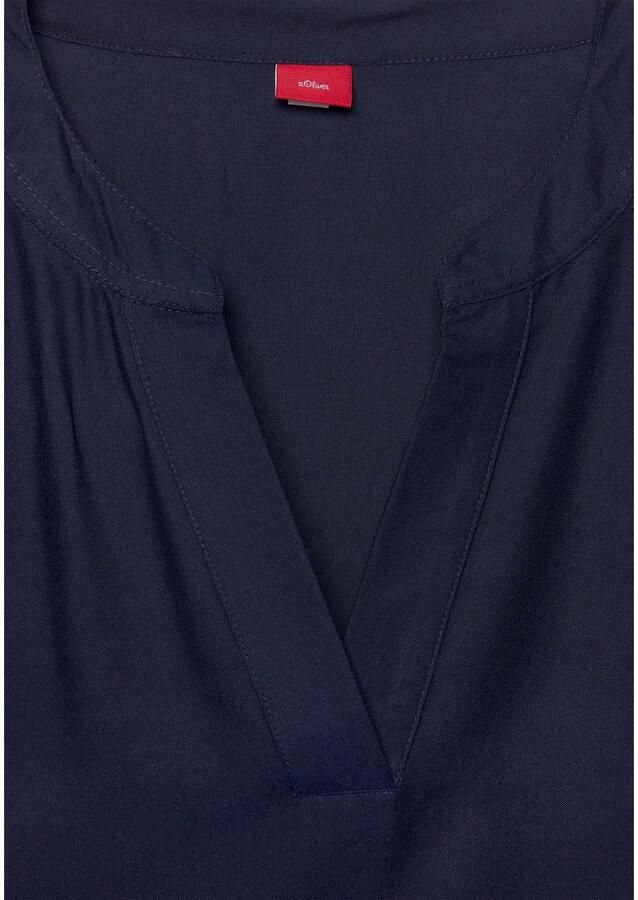 S.Oliver RED LABEL Beachwear Blousejurk met volants op de rok tuniekjurk zomerjurk basic - Foto 5