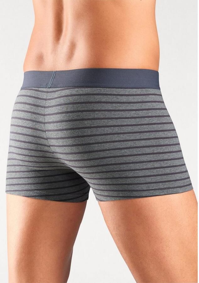 S.Oliver RED LABEL Beachwear Boxershort voor heren met contrastkleurige weefband (set 4 stuks) - Foto 2