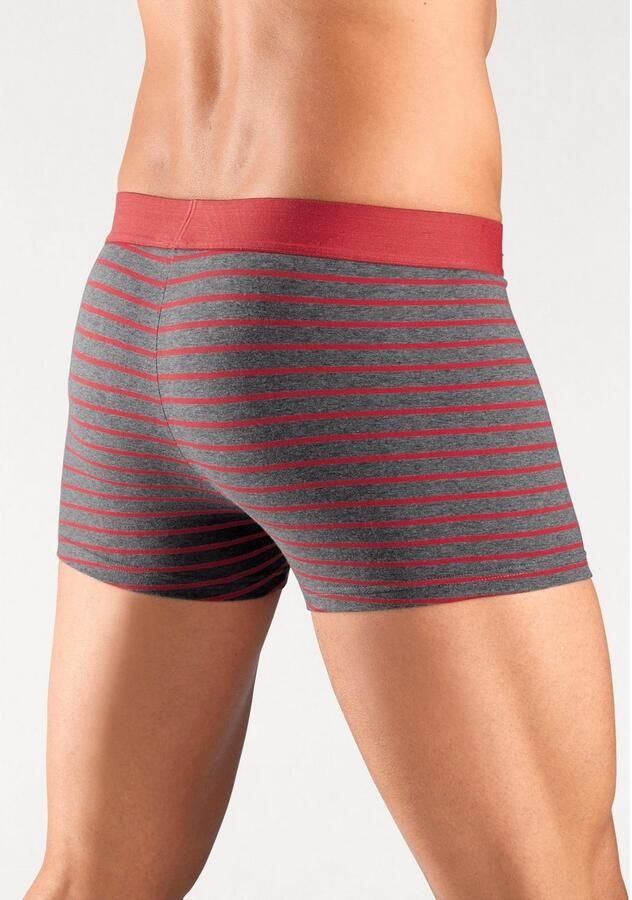 S.Oliver RED LABEL Beachwear Boxershort voor heren met contrastkleurige weefband (set 4 stuks) - Foto 2