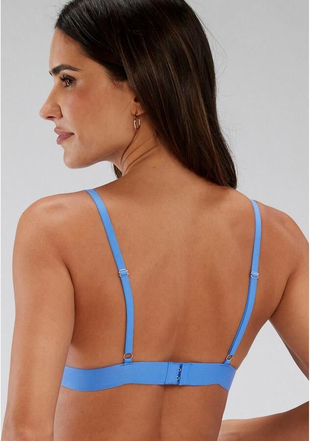 S.Oliver RED LABEL Beachwear Bralette-bh Clemence zonder beugels van grafisch kant in transparante look lingerie