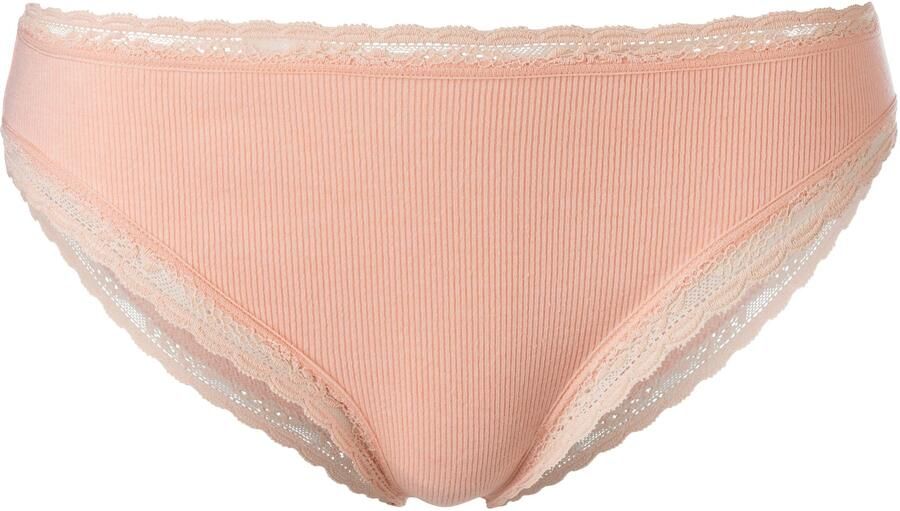 S.Oliver RED LABEL Beachwear Brazilian slip met modieus kant van katoenmix (set 2 stuks) - Foto 2