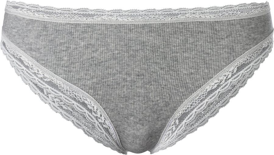 S.Oliver RED LABEL Beachwear Brazilian slip met modieus kant van katoenmix (set 2 stuks) - Foto 2