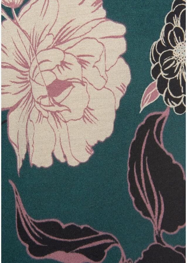 S.Oliver RED LABEL Beachwear Capripyjama met gebloemde 3 4-culotte (2-delig 1 stuk) - Foto 2