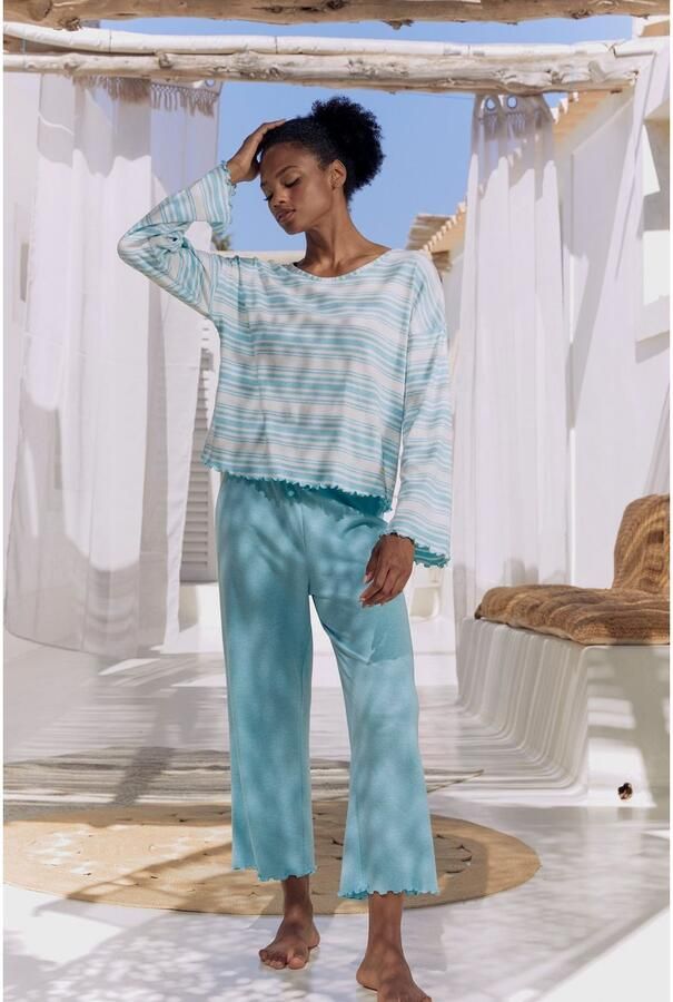 S.Oliver RED LABEL Beachwear Culotte in gemêleerde look - Foto 3