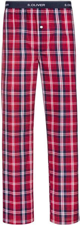 S.Oliver RED LABEL Beachwear Geweven broek met logo in de band - Foto 4