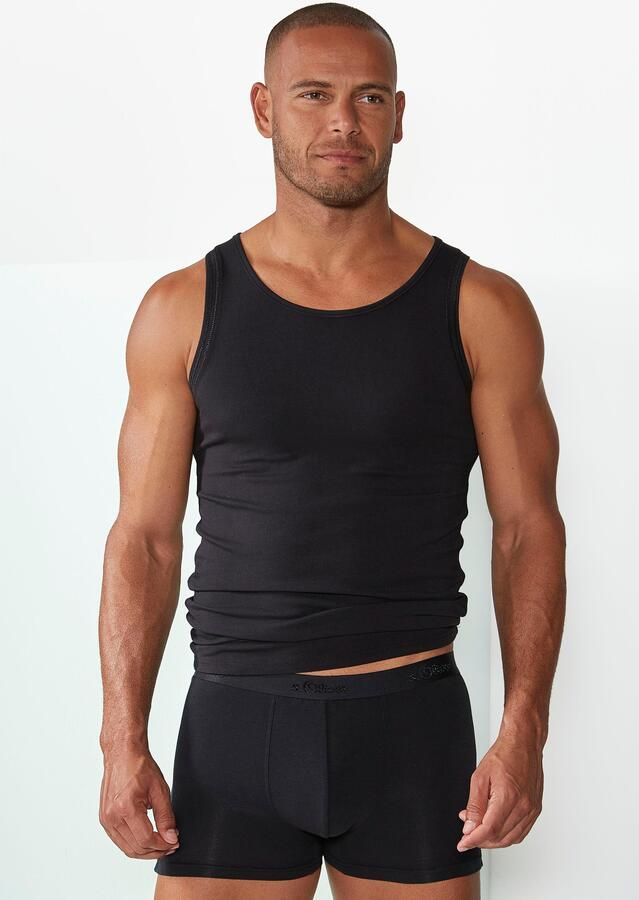 S.Oliver RED LABEL Beachwear Hemd zonder mouwen met overlock-naden van katoenmix (1 stuk) - Foto 7