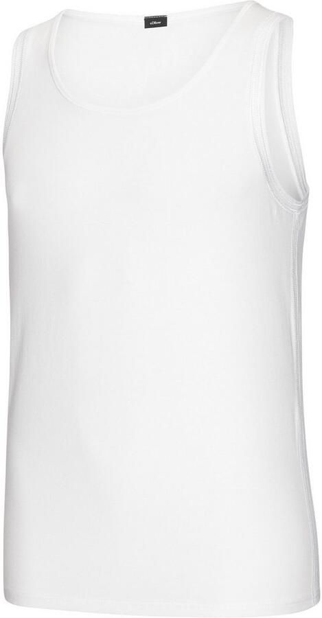 S.Oliver RED LABEL Beachwear Hemd zonder mouwen met overlock-naden van katoenmix (1 stuk) - Foto 4
