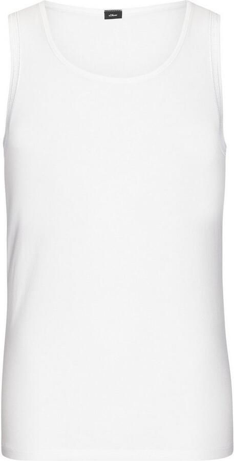 S.Oliver RED LABEL Beachwear Hemd zonder mouwen met overlock-naden van katoenmix (1 stuk) - Foto 5