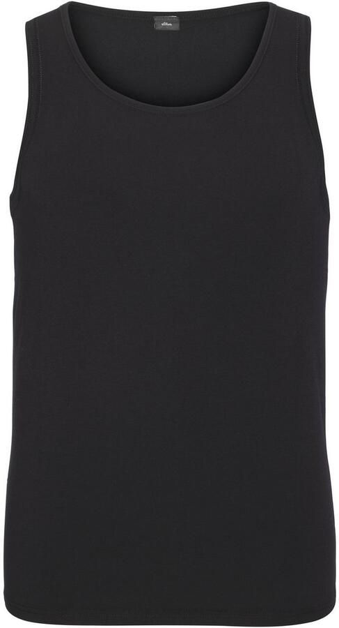 S.Oliver RED LABEL Beachwear Hemd zonder mouwen met overlock-naden van katoenmix (1 stuk) - Foto 5