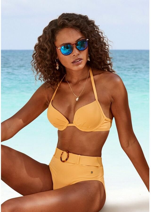 S.Oliver RED LABEL Beachwear Highwaist-bikinibroekje Rome met een afneembare riem - Foto 4