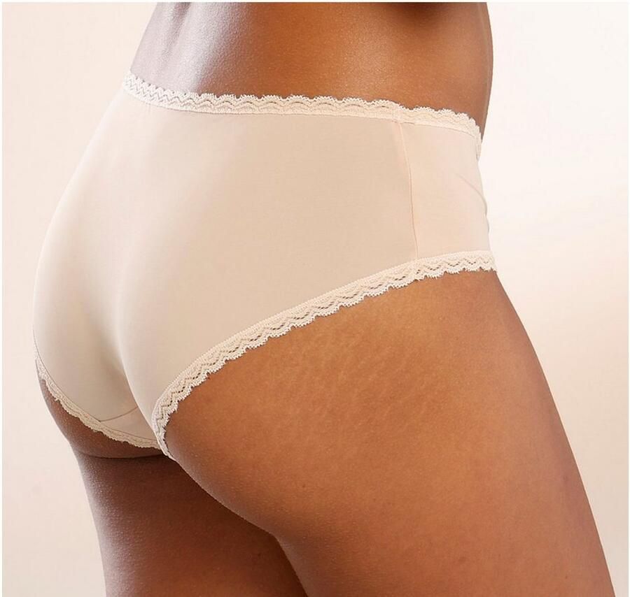 S.Oliver RED LABEL Beachwear Hipster Camille met fijne kanten rand