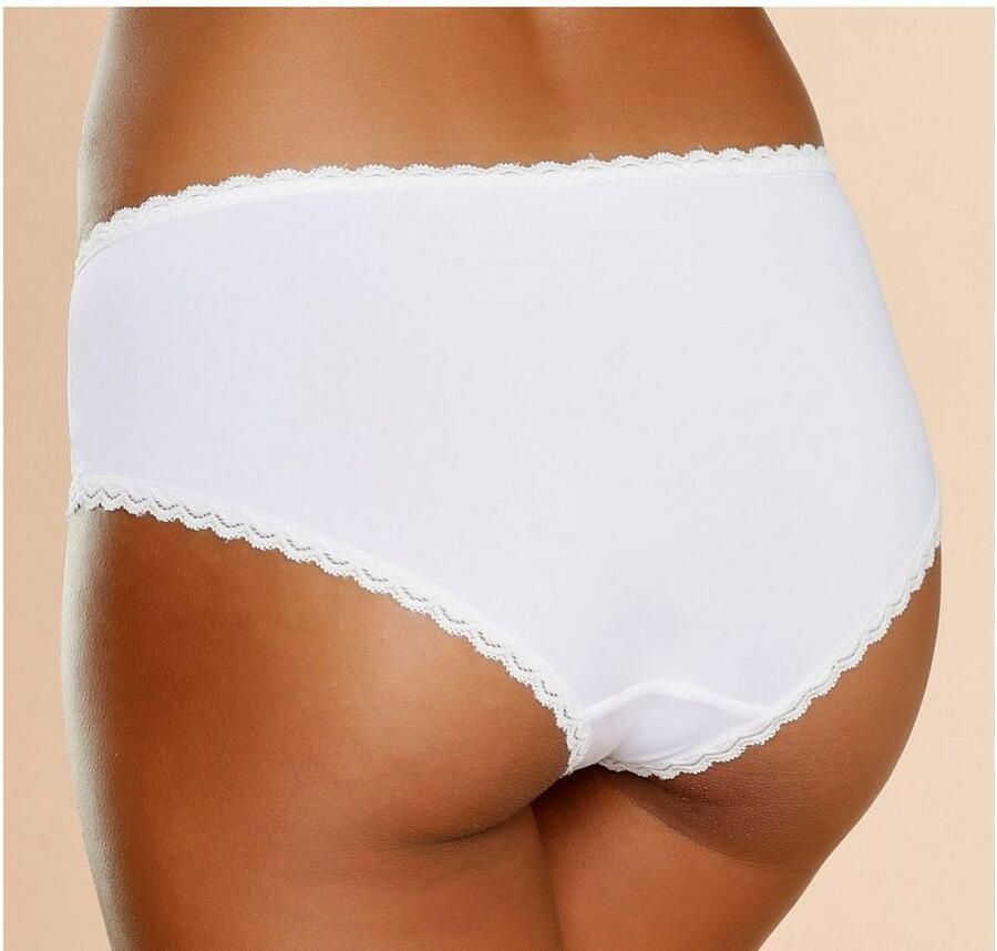 S.Oliver RED LABEL Beachwear Hipster Camille met fijne kanten rand