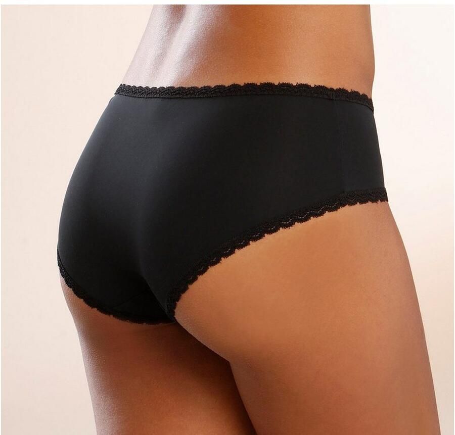 S.Oliver RED LABEL Beachwear Hipster Camille met fijne kanten rand