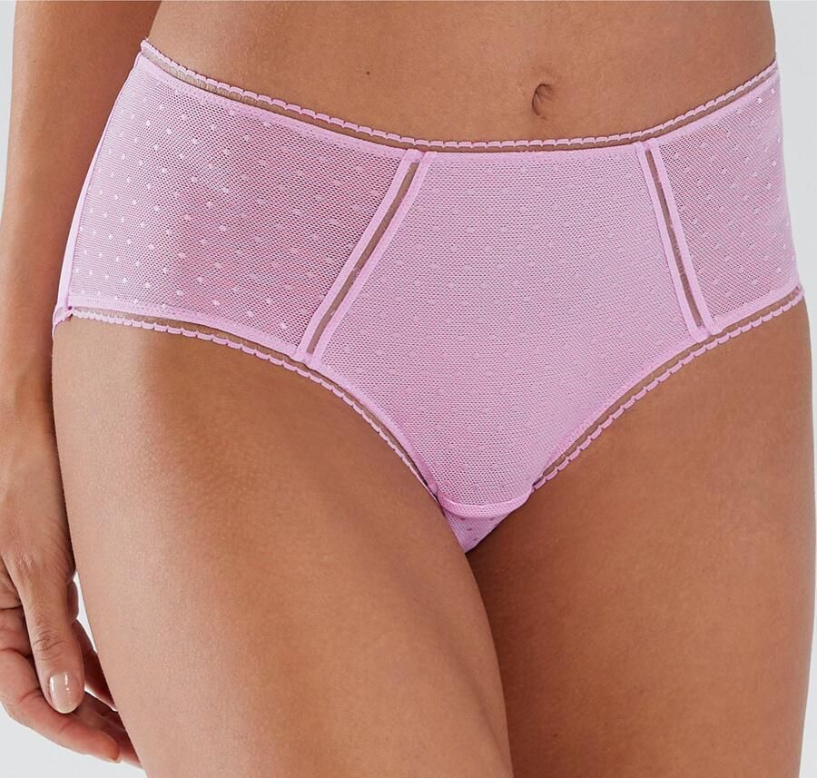 S.Oliver RED LABEL Beachwear Hipster Charlotte van fijne tule in stippen-look - Foto 4