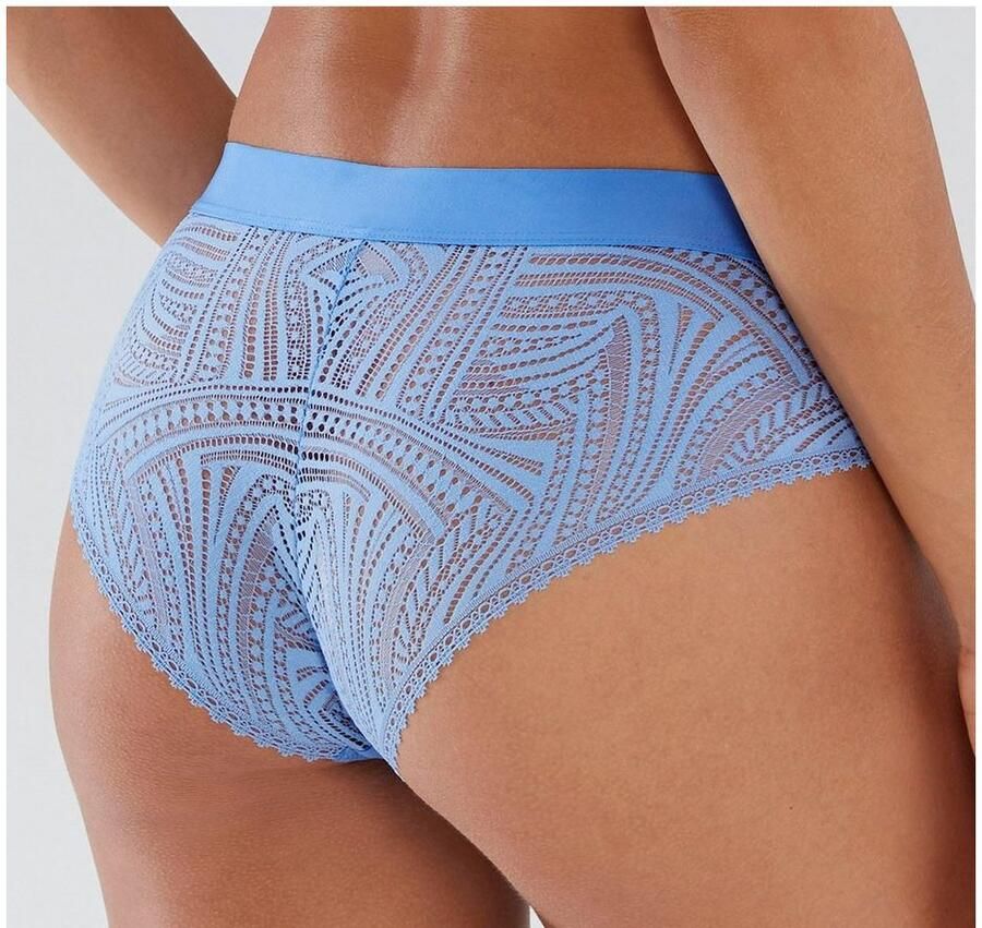 S.Oliver RED LABEL Beachwear Hipster Clemence achterkant met mooie grafische kant