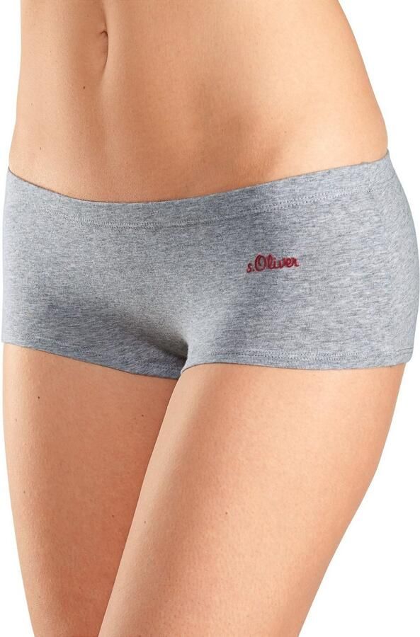 S.Oliver RED LABEL Beachwear Hipster elastische katoenkwaliteit (3 stuks) - Foto 3