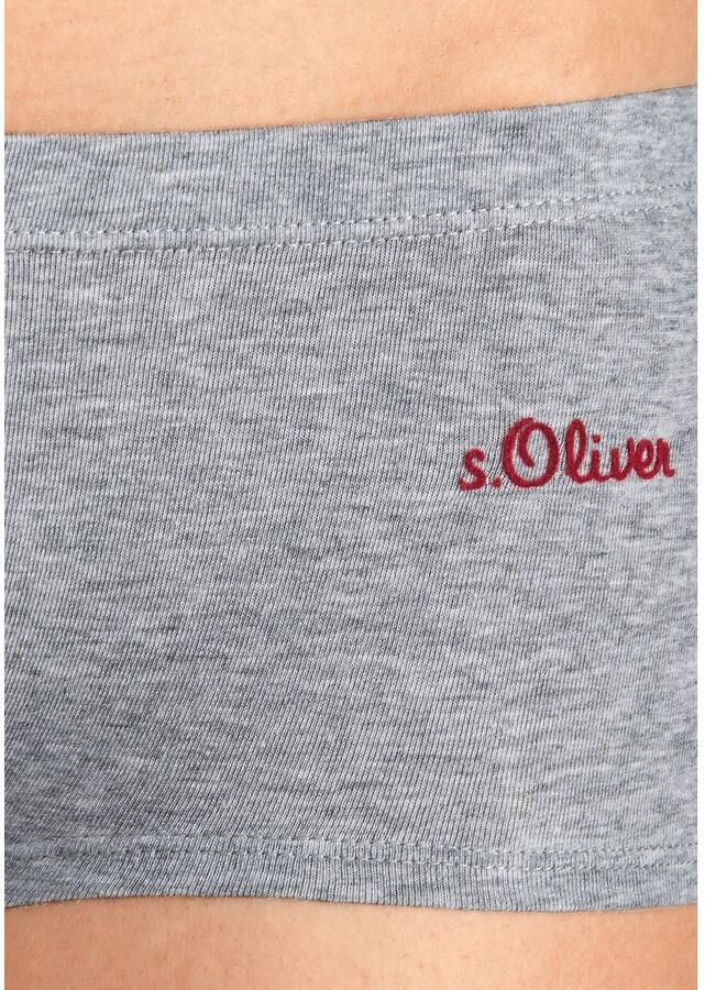 S.Oliver RED LABEL Beachwear Hipster elastische katoenkwaliteit (3 stuks)