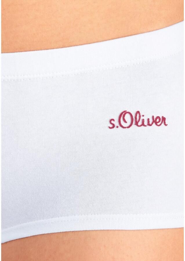 S.Oliver RED LABEL Beachwear Hipster elastische katoenkwaliteit (3 stuks)