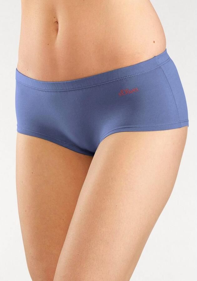 S.Oliver RED LABEL Beachwear Hipster elastische katoenkwaliteit (3 stuks) - Foto 3