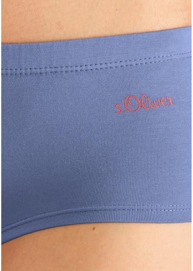 S.Oliver RED LABEL Beachwear Hipster elastische katoenkwaliteit (3 stuks)