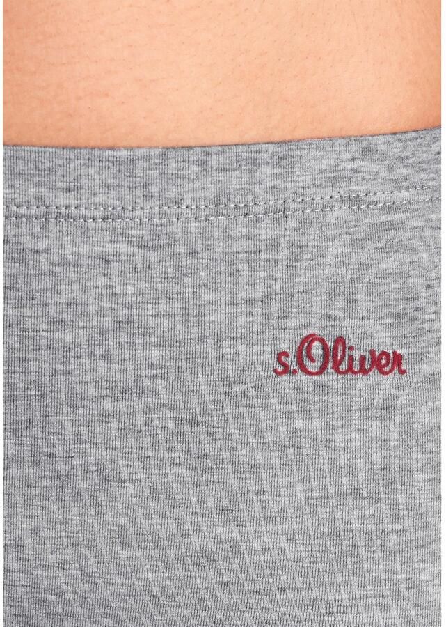 S.Oliver RED LABEL Beachwear Hipster elastische katoenkwaliteit (3 stuks)