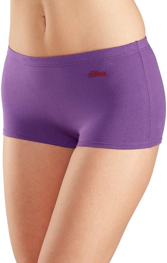 S.Oliver RED LABEL Beachwear Hipster elastische katoenkwaliteit (3 stuks) - Foto 3