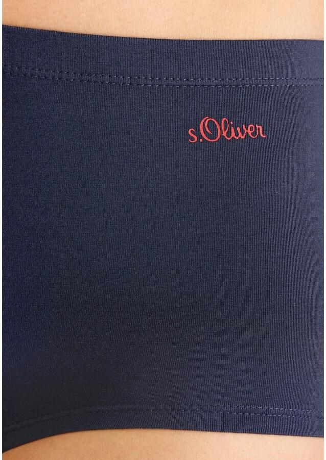 S.Oliver RED LABEL Beachwear Hipster elastische katoenkwaliteit (3 stuks)