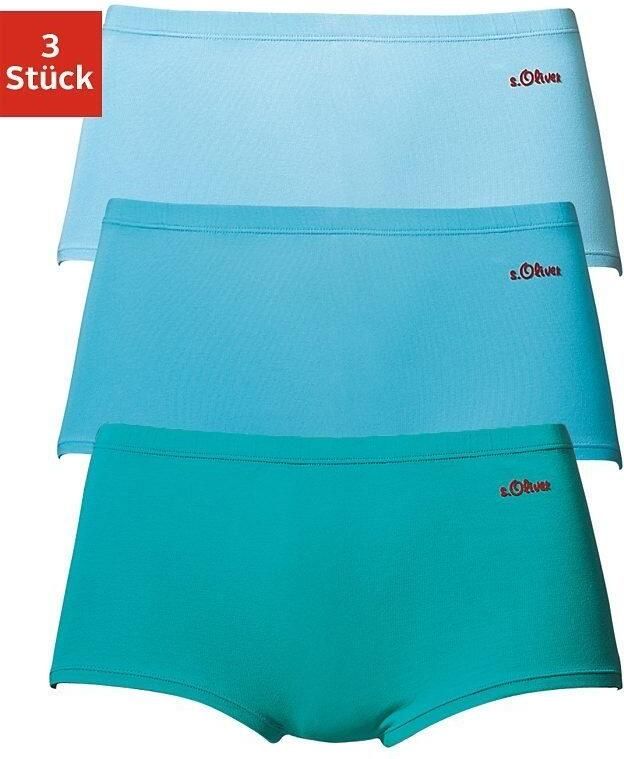 S.Oliver RED LABEL Beachwear Hipster elastische katoenkwaliteit (3 stuks) - Foto 4