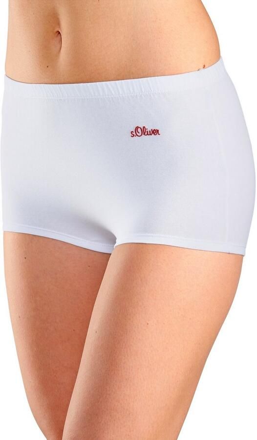 S.Oliver RED LABEL Beachwear Hipster elastische katoenkwaliteit (3 stuks) - Foto 3