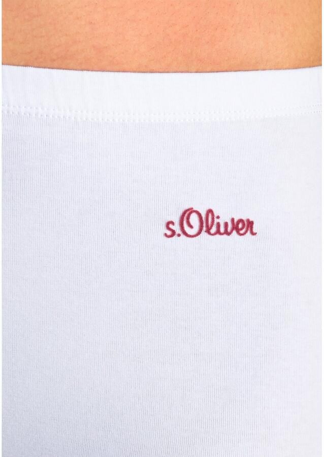 S.Oliver RED LABEL Beachwear Hipster elastische katoenkwaliteit (3 stuks)