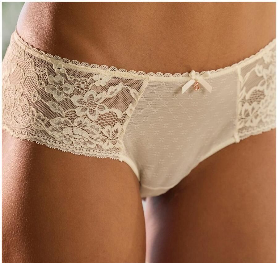 S.Oliver RED LABEL Beachwear Hipster Livie met fijne jacquardkant en zacht mesh - Foto 2