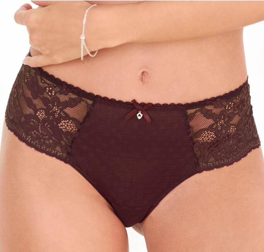 S.Oliver RED LABEL Beachwear Hipster Livie met fijne jacquardkant en zacht mesh - Foto 4