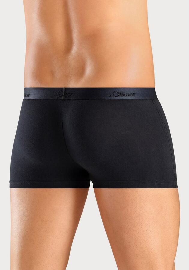 S.Oliver RED LABEL Beachwear Hipster strak zittende boxershorts van zacht modal (set 2 stuks) - Foto 3