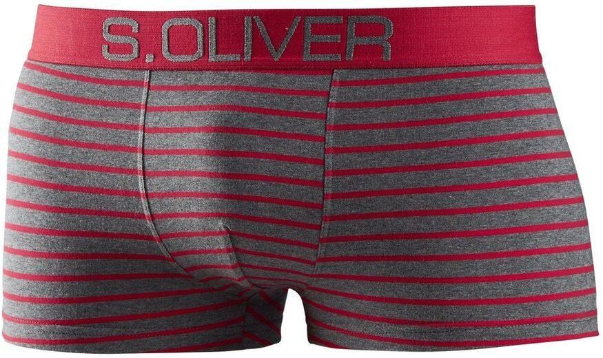 S.Oliver RED LABEL Beachwear Hipster strak zittende boxershorts voor heren van katoenmix (set 4 stuks) - Foto 5