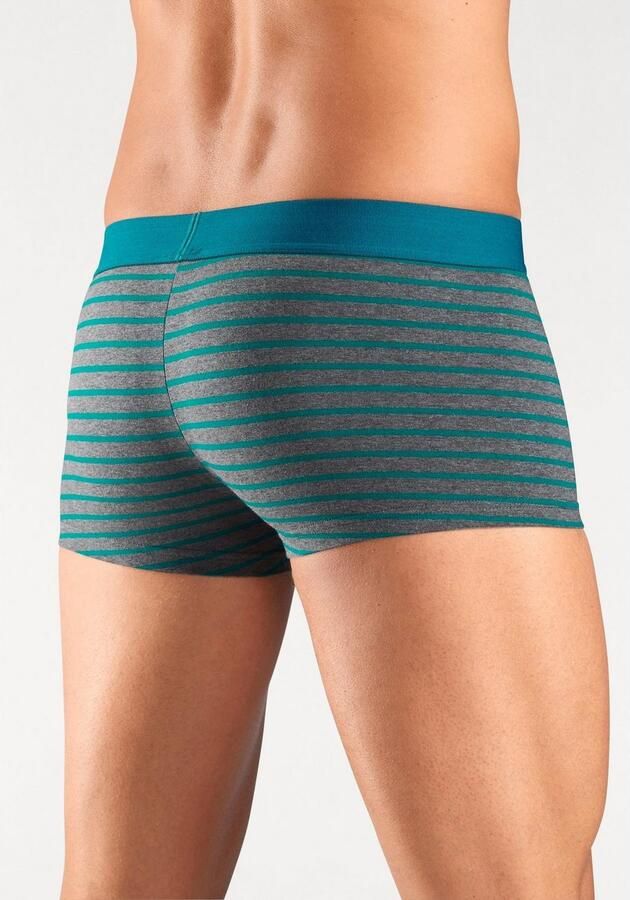 S.Oliver RED LABEL Beachwear Hipster strak zittende boxershorts voor heren van katoenmix (set 4 stuks) - Foto 4